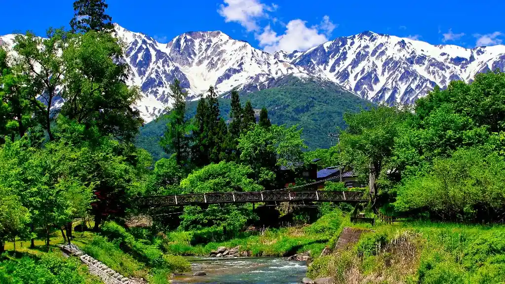 Oide-Suspension-Bridge 大出の吊橋